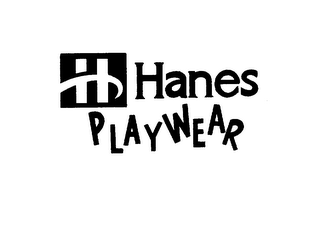 H HANES PLAYWEAR logo