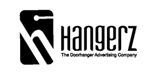H HANGERZ THE DOOR HANGER ADVERTISING COMPANY logo