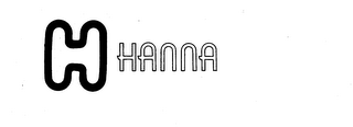 H HANNA logo