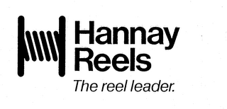 H HANNAY REELS THE REEL LEADER. logo