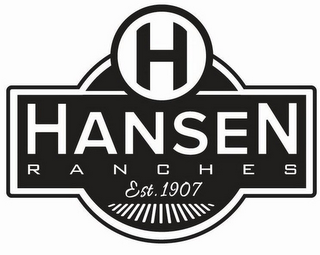 H HANSEN RANCHES EST. 1907 logo