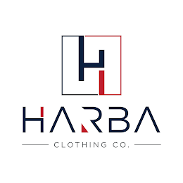 H HARBA CLOTHING COMPANY logo