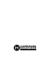 H HARDWARE SOLUTIONS DECORUM logo