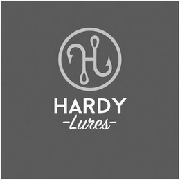 H HARDY LURES logo
