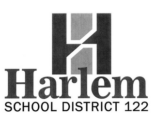 H HARLEM SCHOOL DISTRICT 122 logo