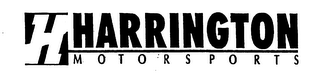 H HARRINGTON  M O T O R S P O R T S logo