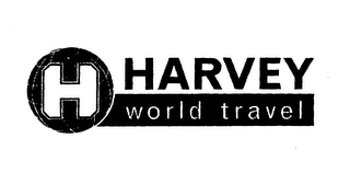 H HARVEY WORLD TRAVEL logo