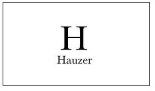 H HAUZER logo