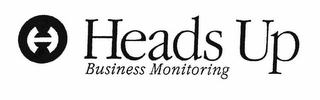 H HEADS UP BUSINESS MONITORING logo