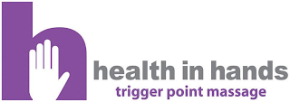 H HEALTH IN HANDS TRIGGER POINT MASSAGE logo