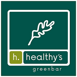 H. HEALTHY´S GREENBAR logo