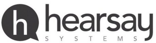 H HEARSAY SYSTEMS logo