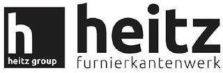 H HEITZ GROUP HEITZ FURNIERKANTENWERK logo