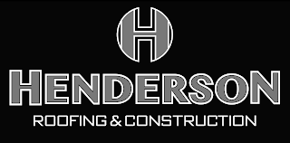 H HENDERSON ROOFING & CONSTRUCTION logo
