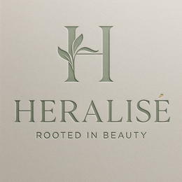 H HERALISÉ ROOTED IN BEAUTY logo