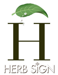 H HERB SIGN logo