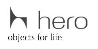 H HERO OBJECTS FOR LIFE logo