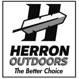 H HERRON OUTDOORS THE BETTER CHOICE logo