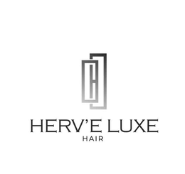 H HERV'E LUXE HAIR logo