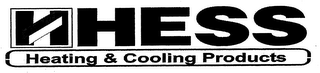H HESS HEATING & COOLING PRODUCTS logo