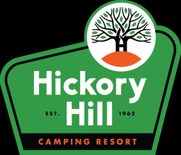 H HICKORY HILL EST.1962 CAMPING RESORT logo