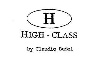 H HIGH - CLASS BY CLAUDIO BUDEL logo