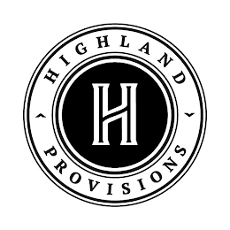 H HIGHLAND PROVISIONS logo