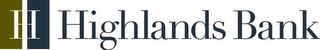 H HIGHLANDS BANK logo
