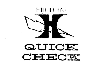 H HILTON QUICK CHECK logo