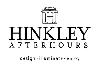 H HINKLEY AFTERHOURS DESIGN ILLUMINATE ENJOY logo