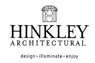 H HINKLEY ARCHITECTURAL DESIGN ILLUMINATE ENJOY logo