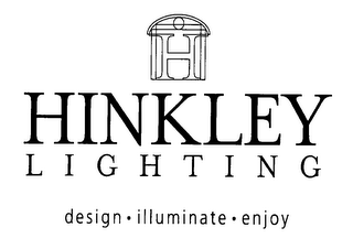 H HINKLEY LIGHTING DESIGN ILLUMINATE ENJOY logo