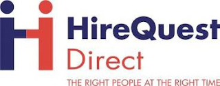 H HIREQUEST DIRECT THE RIGHT PEOPLE AT THE RIGHT TIME logo