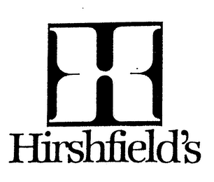 H HIRSHFIELD'S logo