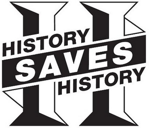 H HISTORY SAVES HISTORY logo
