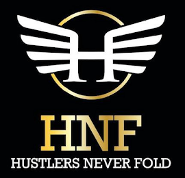 H HNF HUSTLERS NEVER FOLD logo