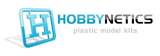 H HOBBYNETICS PLASTIC MODEL KITS logo
