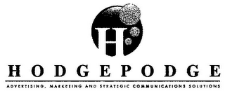 H HODGEPODGE ADVERTISING, MARKETING AND STRATEGIC COMMUNICATIONS SOLUTIONS logo