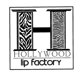 H HOLLYWOOD LIP FACTORY logo