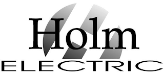 H HOLM ELECTRIC logo