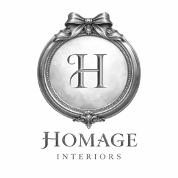 H HOMAGE INTERIORS logo