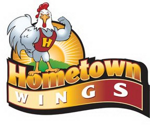 H HOMETOWN WINGS logo