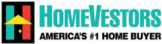 H HOMEVESTORS AMERICA'S #1 HOME BUYER logo
