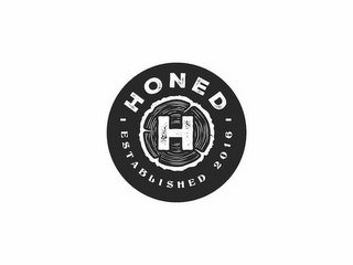 H HONED ESTABLISHED 2016 logo