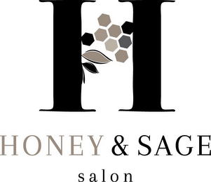 H HONEY & SAGE SALON logo