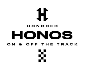 H HONORED HONOS ON & OFF THE TRACK logo