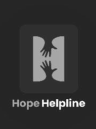 H HOPE HELPLINE logo