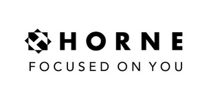 H HORNE FOCUSED ON YOU logo
