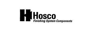 H HOSCO FINISHING SYSTEM COMPONENTS logo