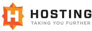 H HOSTING TAKING YOU FURTHER logo